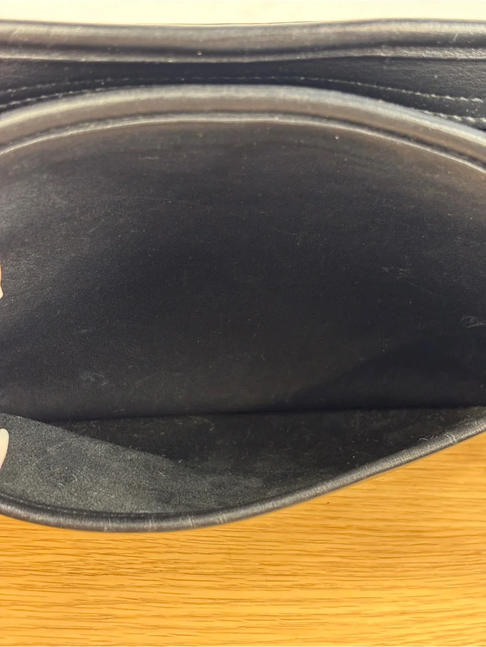 Vintage Coach Black Leather Metropolis Zip Bag (Style #9087) Excellent Cond.
